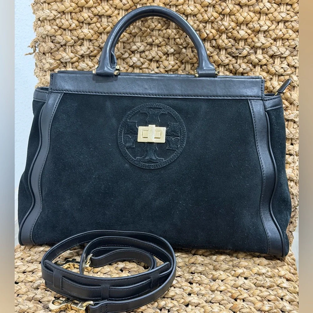 Tory Burch Gloria‎ Suede Satchel Bag
